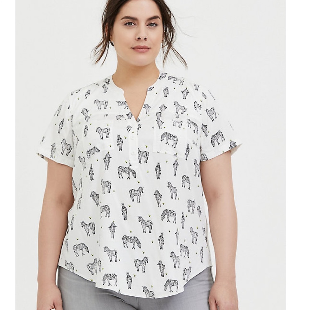 cute zebra print shirt